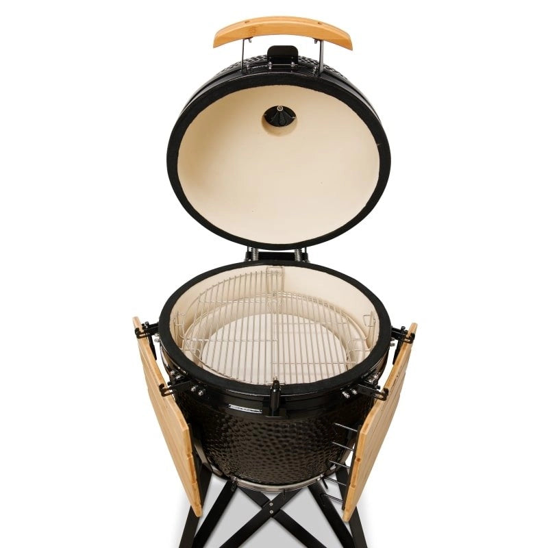 Kamado Bono - Black Grande Ceramic Grill 23″ - Schtik