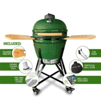 Kamado Bono - Žalgiris Green Edition Ceramic Grill 21” - Schtik